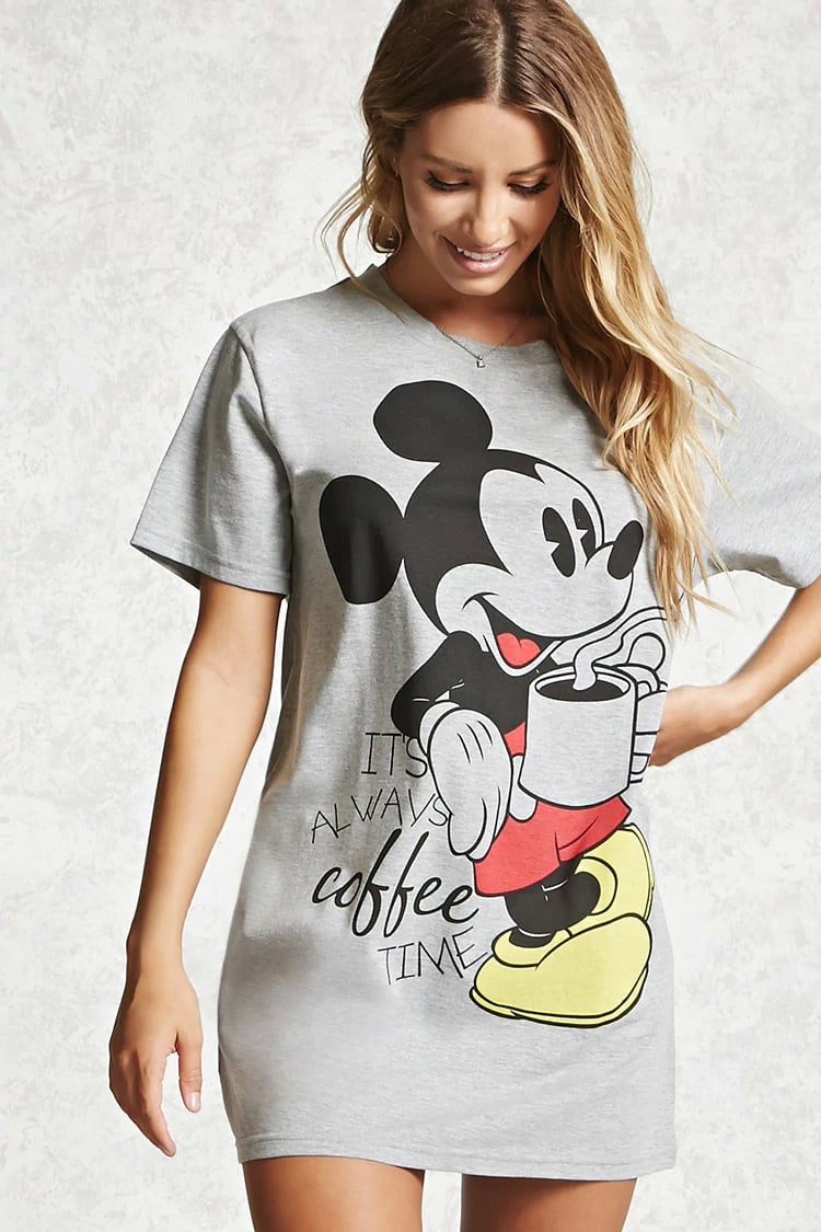 Mickey Mouse Coffee Nightdress