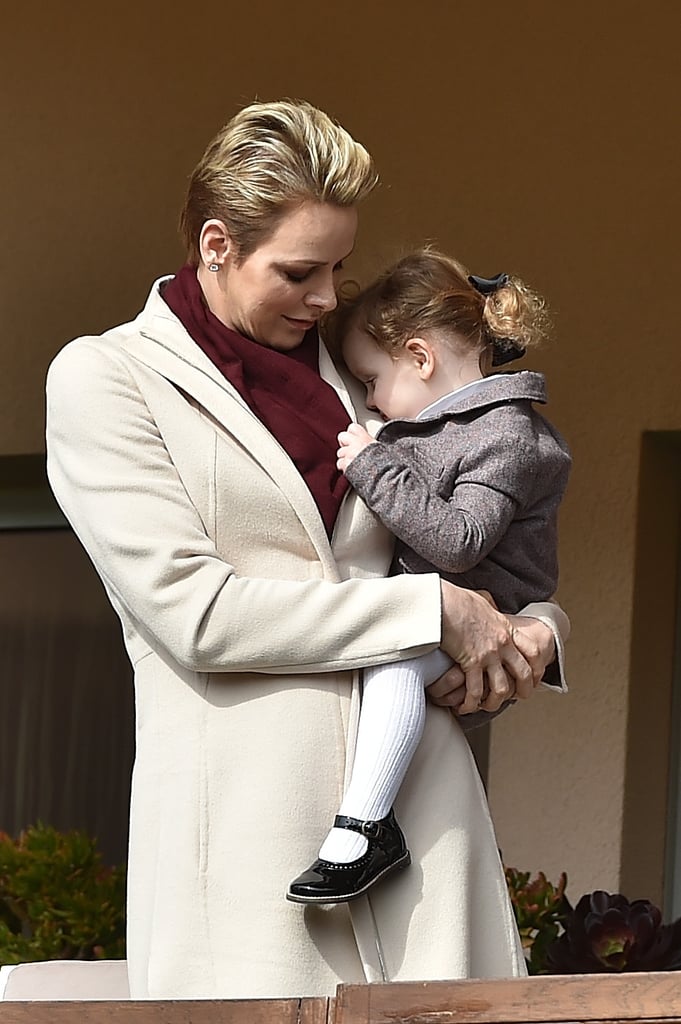 Princess Charlene and Family at Rugby Tournament Monaco 2017