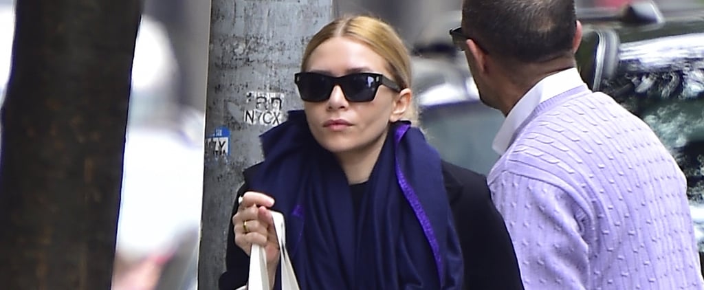 Ashley Olsen Wearing Mary Jean Flats From The Row