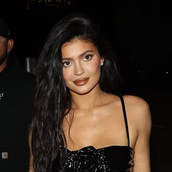 Kylie Jenner Wears a Black Corset Bodysuit on Instagram