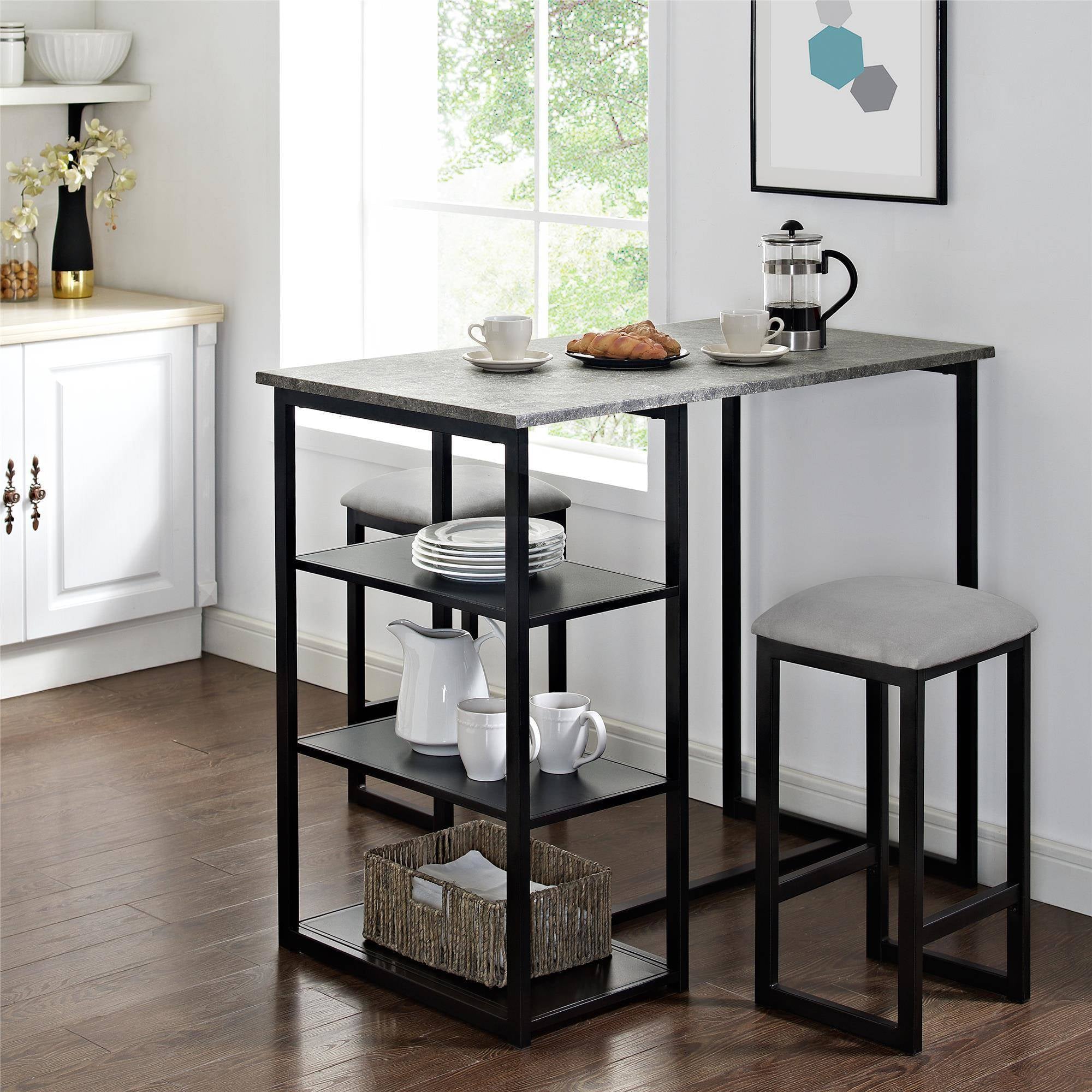 Tms tiara 4 piece mid outlet century dining set with bench