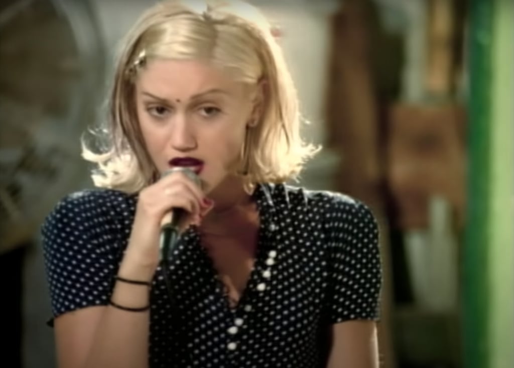 Gwen Stefani Wearing The Dress In No Doubts Dont Speak Music Video Gwen Stefani Rewears 