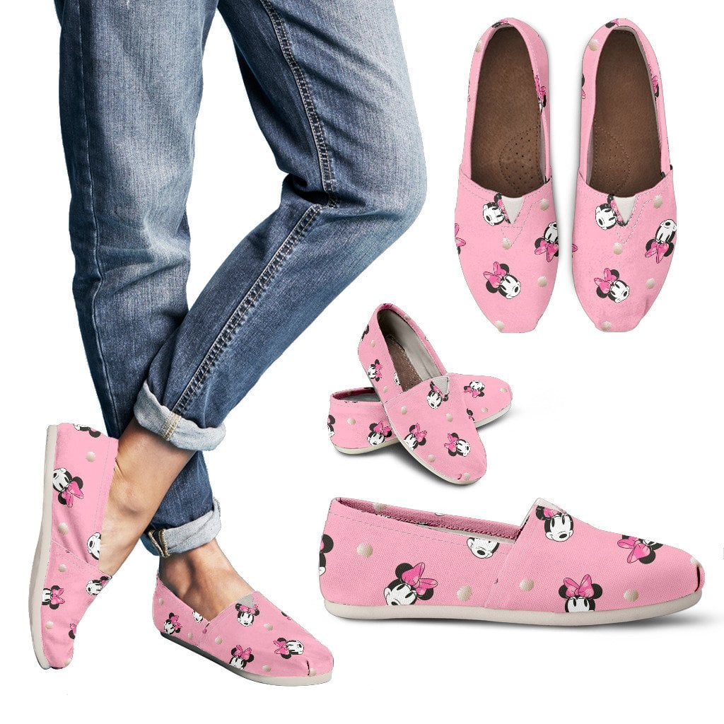 Minnie Mouse-Inspired Pink Mouse Casual Shoes | Bibbidi Bobbidi Bling! This  Shop Sells Glittery Disney Shoes, and We Want Every Pair | POPSUGAR Family  Photo 11