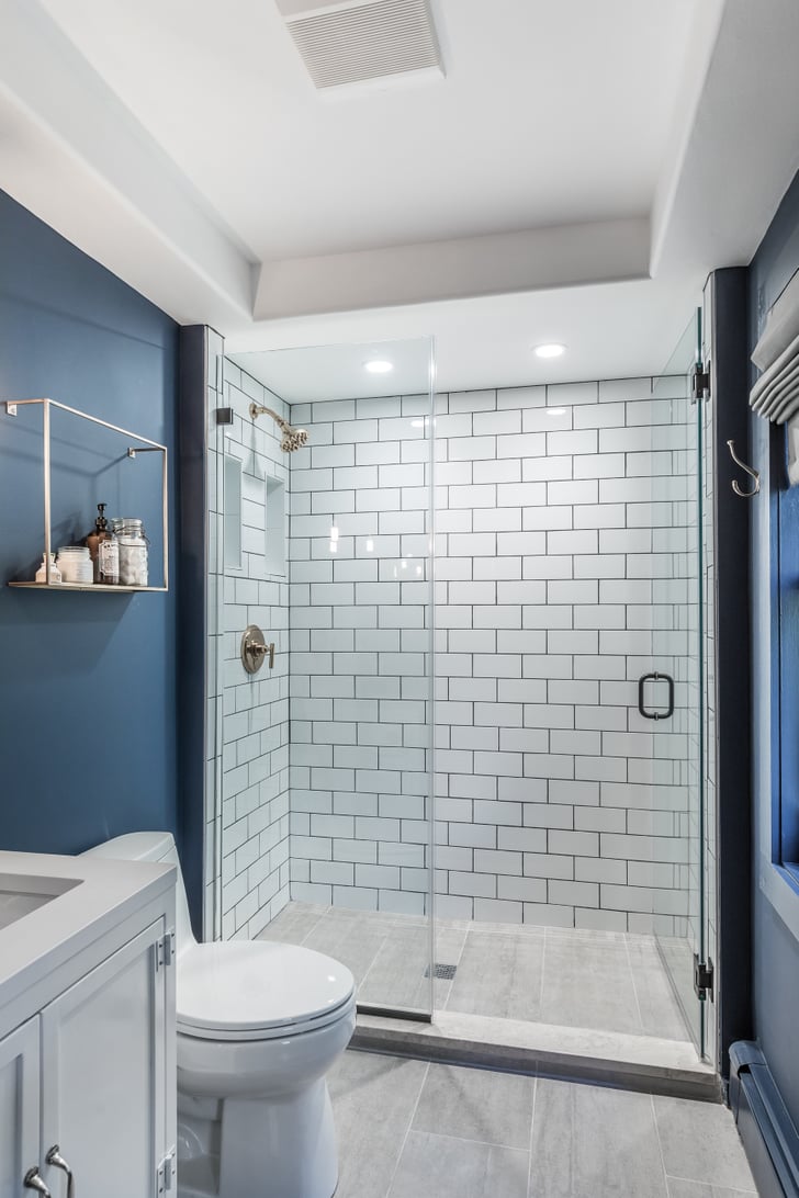 Dark Colors | Small Bathroom Design Ideas | POPSUGAR Home Photo 20