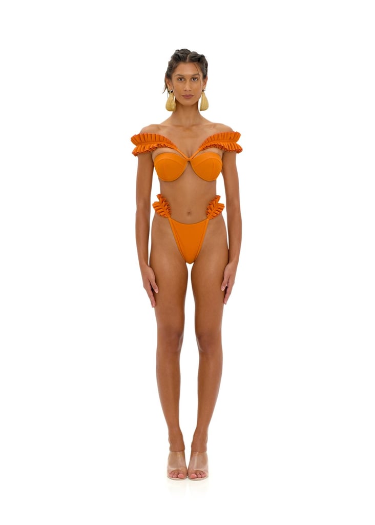 Andrea Iyamah Mulan Orange Bikini