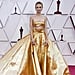 Carey Mulligan's Gold Valentino Skirt at the 2021 Oscars