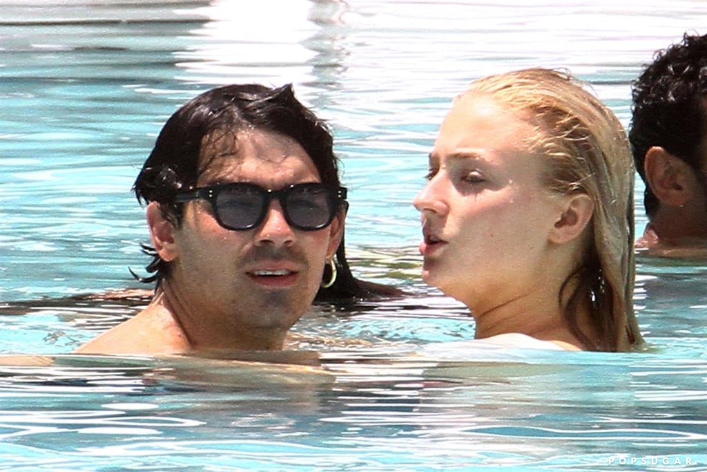 Joe Jonas and Sophie Turner Kissing in Miami August 2018