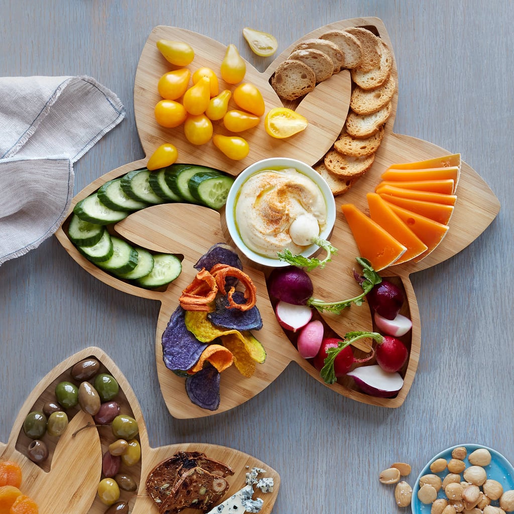 Bamboo Lotus Serving Board