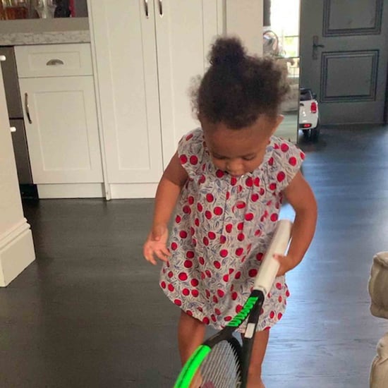 Video of Olympia Ohanian With a Tennis Racket