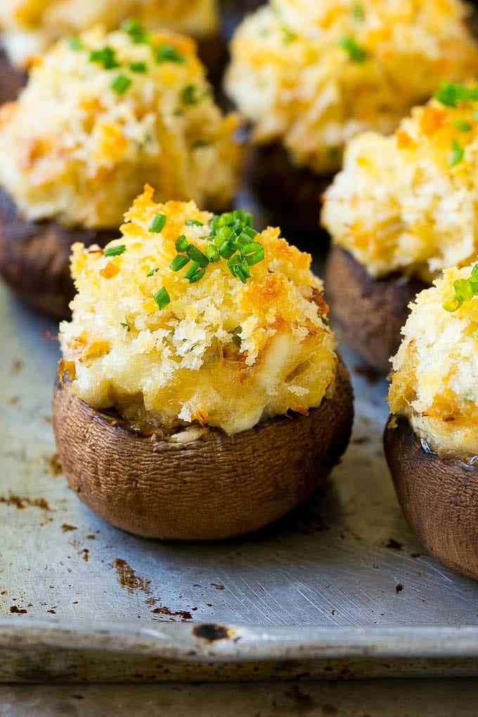 Crab Stuffed Mushrooms