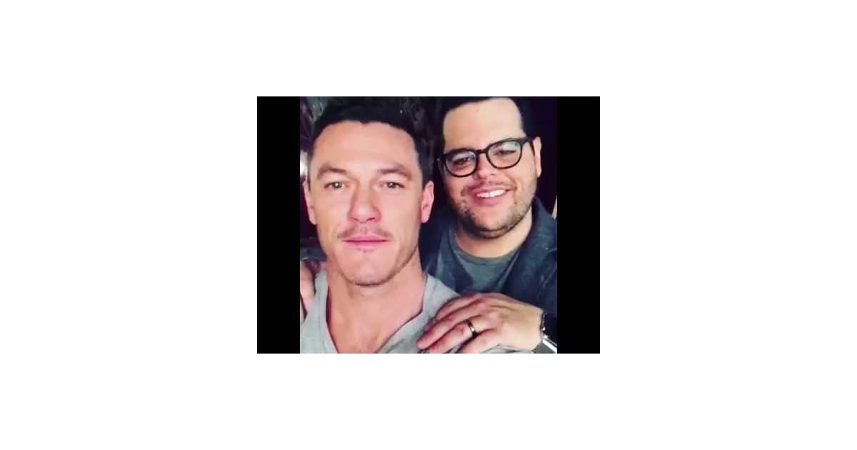 On Set Luke Evans Singing Videos POPSUGAR Celebrity Photo 7