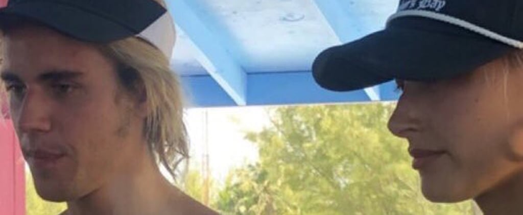 Justin Bieber and Hailey Baldwin in the Bahamas July 2018