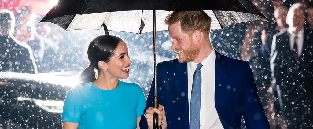 Prince Harry and Meghan Markle at the 2020 Endeavour Awards