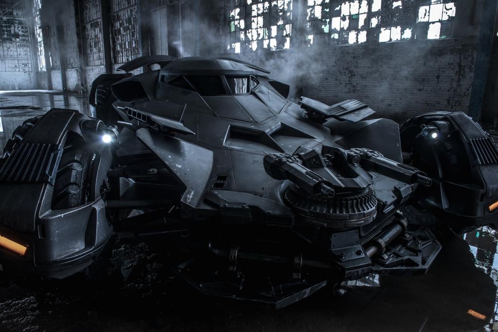 Snyder shared a picture of the Batmobile, following leaked Instagram photos of the vehicle.