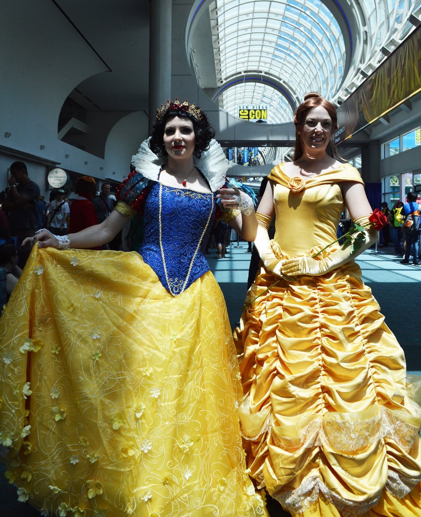 Snow White and Princess Belle | Disney Costumes at Comic-Con 2016 ...