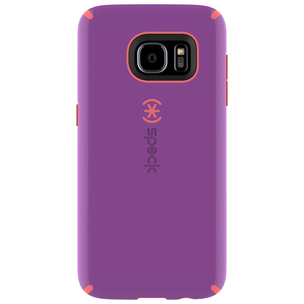 Candyshell Case in Revolution Purple/Warning Orange ($35)