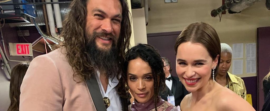 Jason Momoa and Emilia Clarke at 2019 Oscars