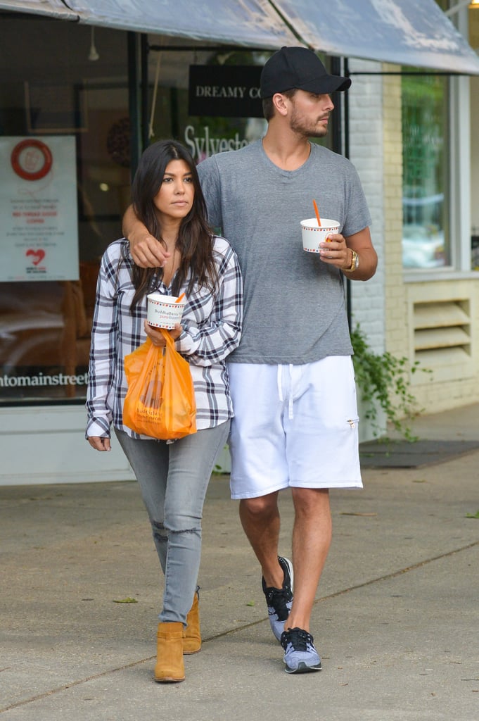 Kourtney Kardashian Getting Frozen Yogurt in the Hamptons