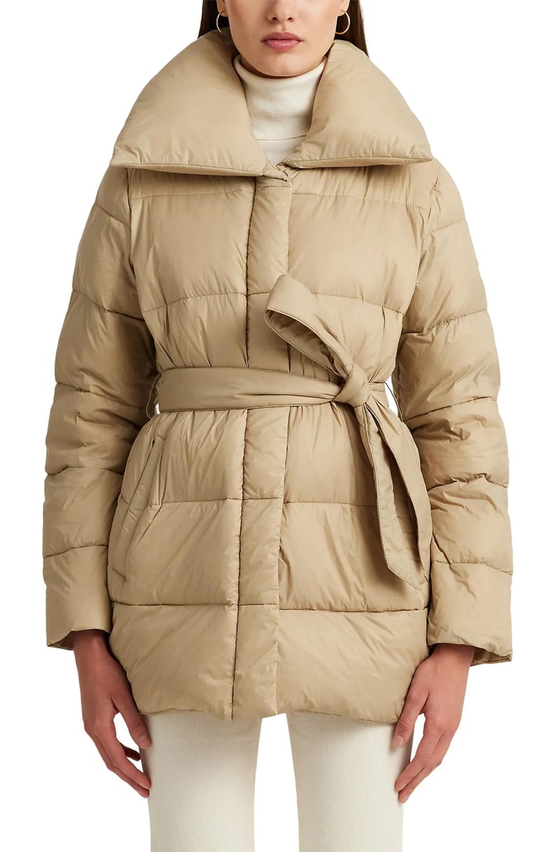 Belted Puffer Coat