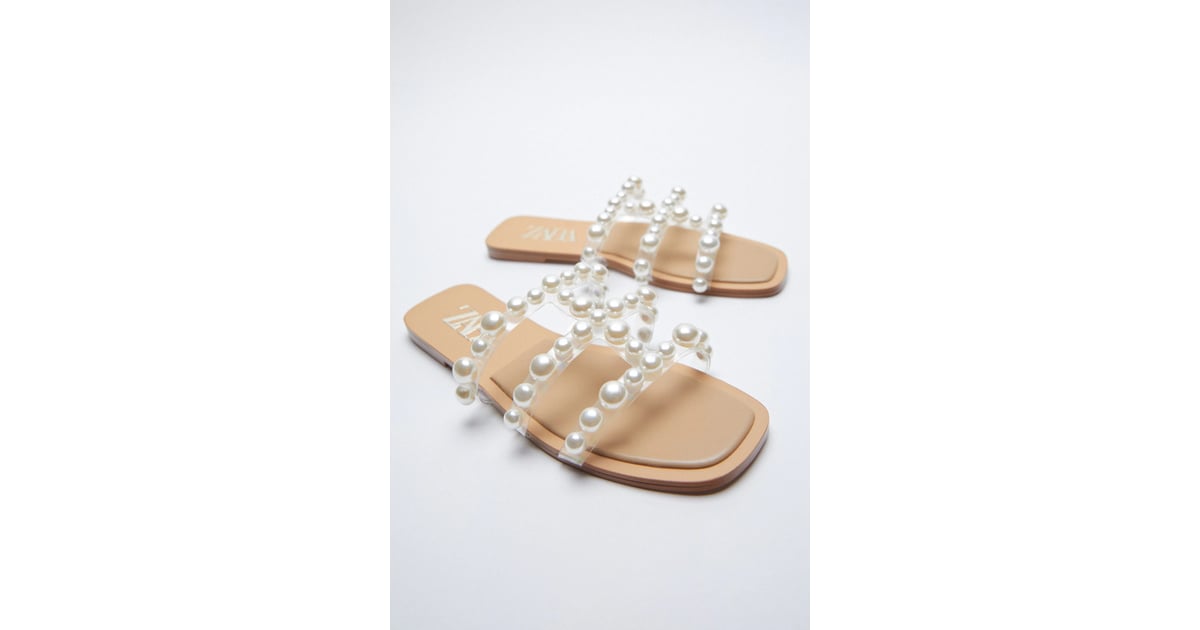 Zara Slide Sandals With Pearls Your Ultimate Guide to All the Great