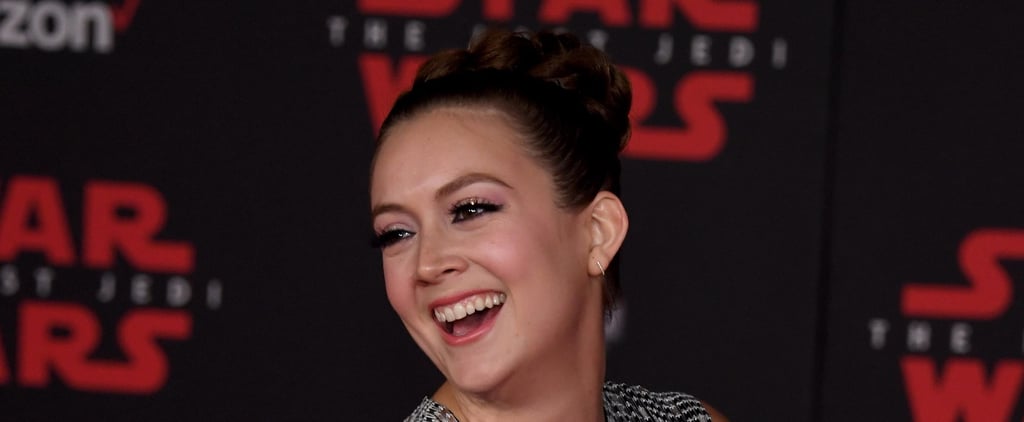 Billie Lourd Princess Leia Hairstyle at Star Wars Premiere