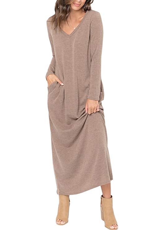 EastLife Long Sleeve Maxi Sweater Dress