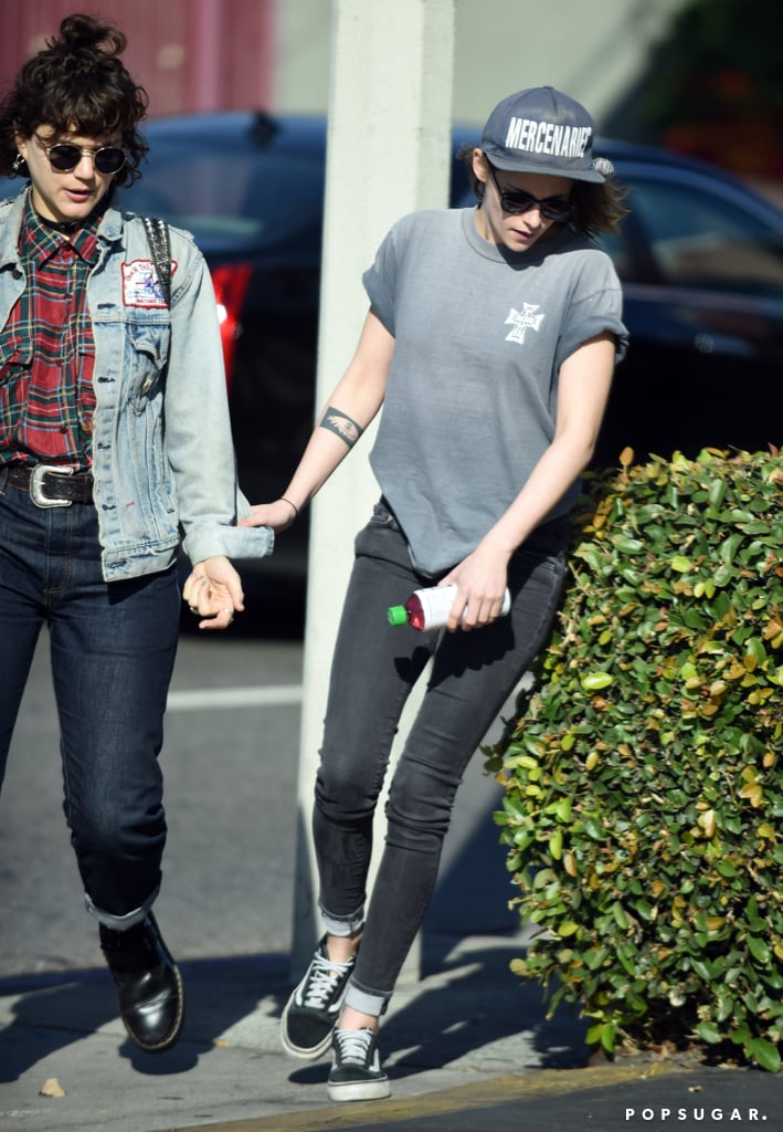 Kristen Stewart With Mystery Woman March 2016