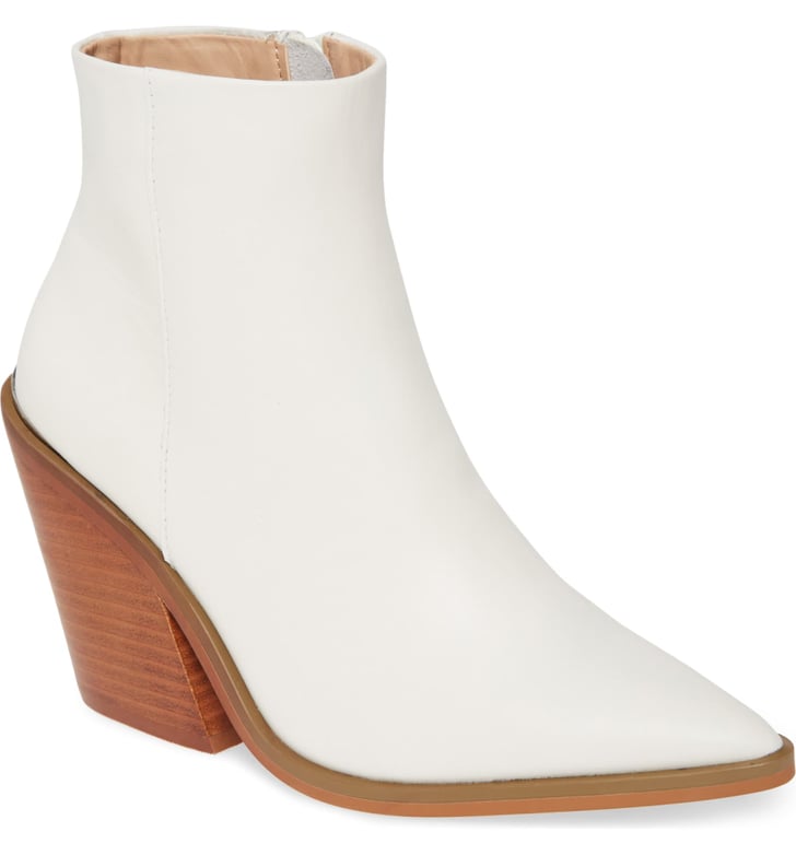 steve madden block heel white