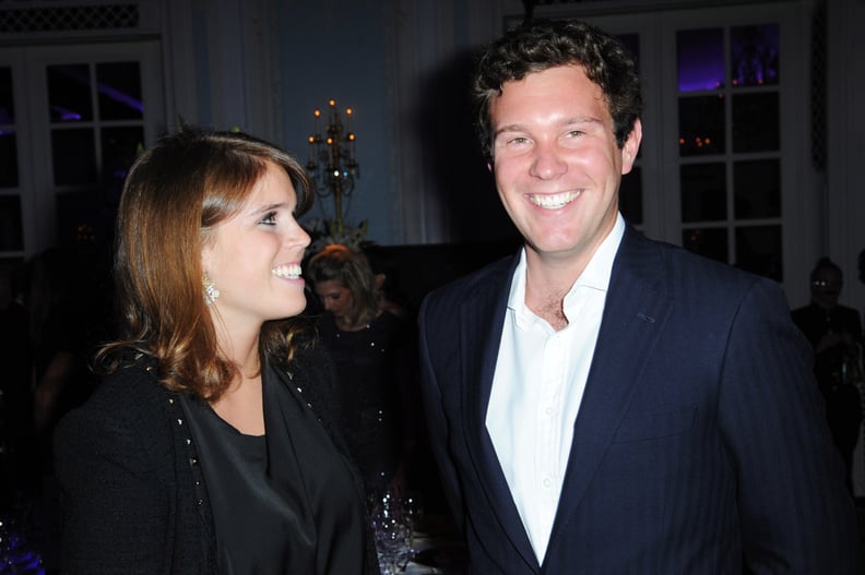 LONDON, ENGLAND - SEPTEMBER 03: R-L Jack Brooksbank and Princess Eugenie of York attend the second annual 