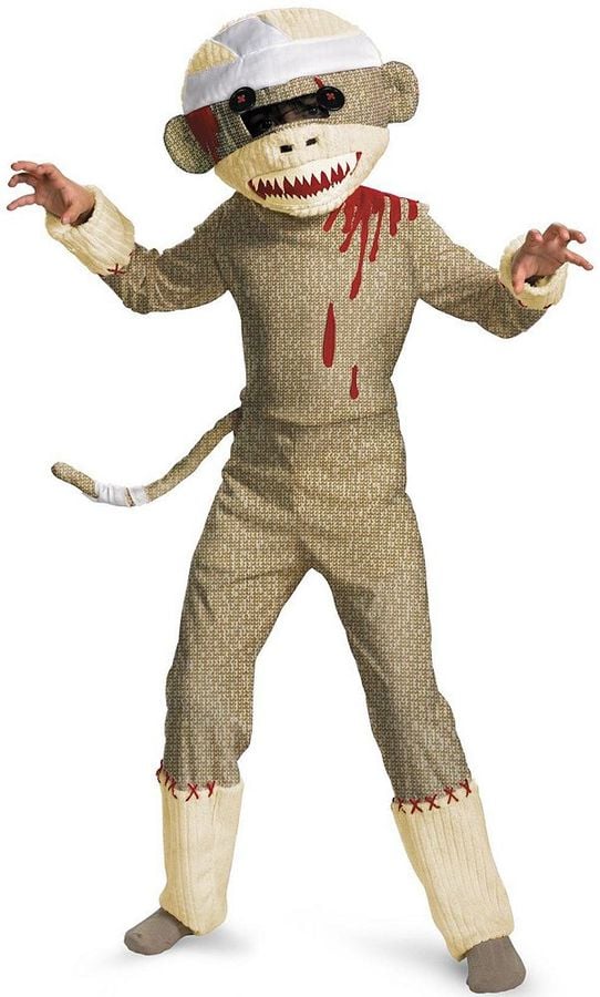 Zombie Sock Monkey Costume