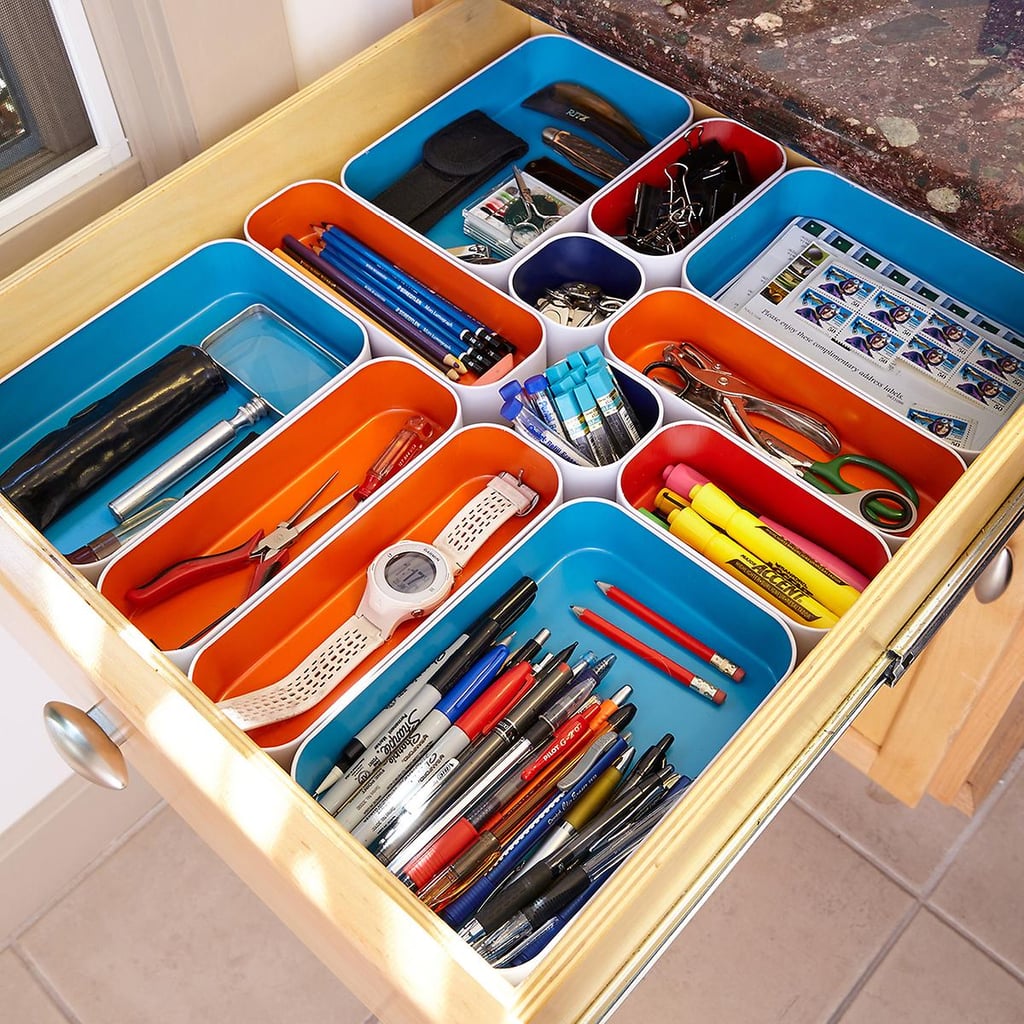 Three by Three Metal Drawer Organizers