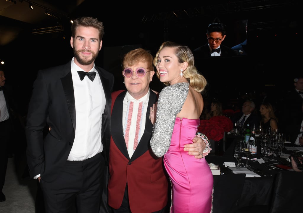 Miley Cyrus and Liam Hemsworth at the Oscars 2018