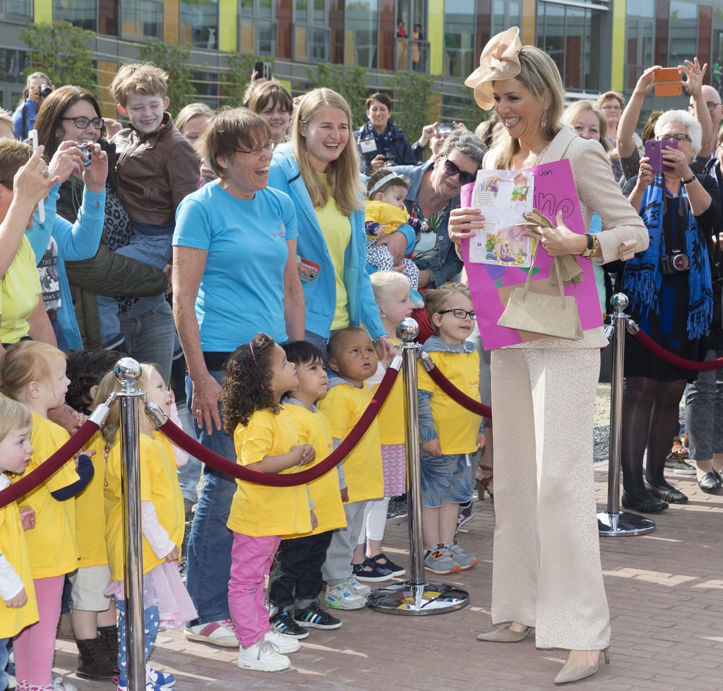 Queen Maxima of the Netherlands' Happy Faces