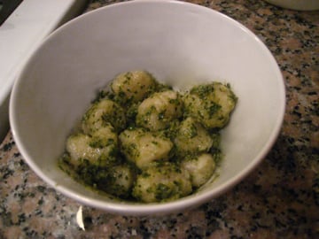 Gnocchi A La Bittman — recipe from mark bittman's dinner for everyone. gnocchi a la bittman