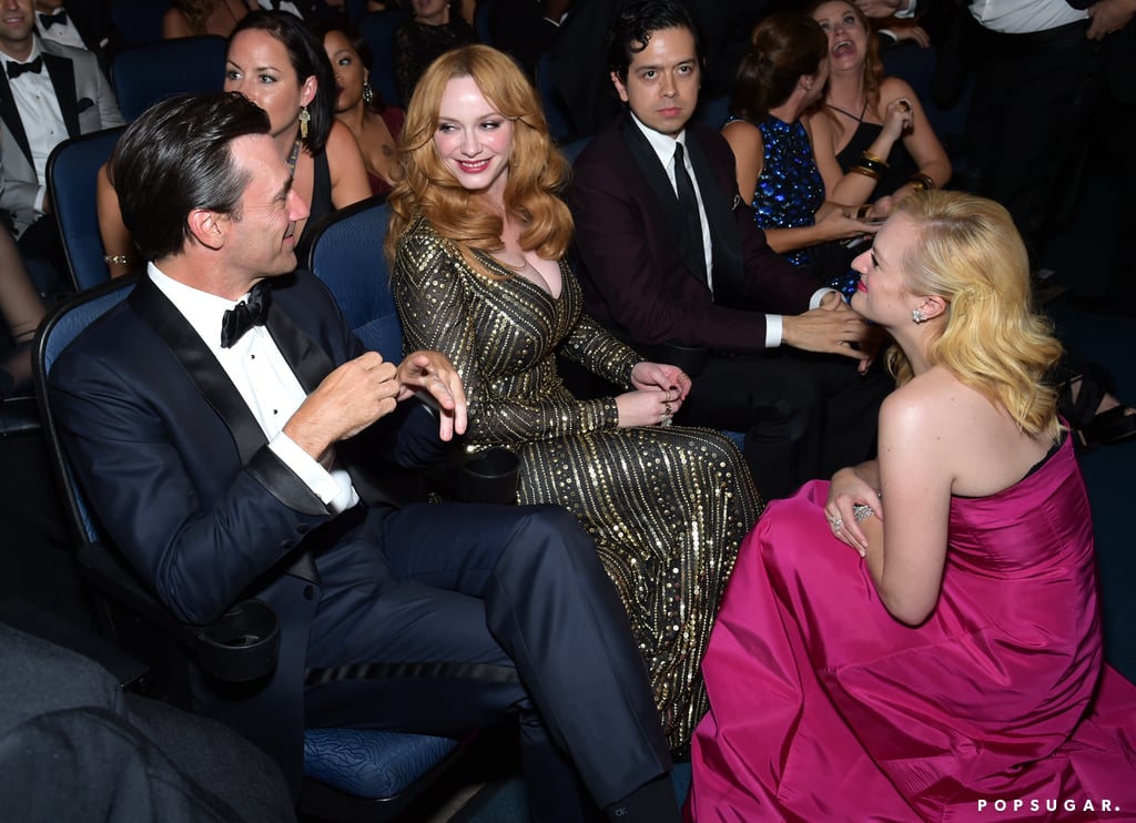 Jon Hamm, Christina Hendricks, and Elisabeth Moss