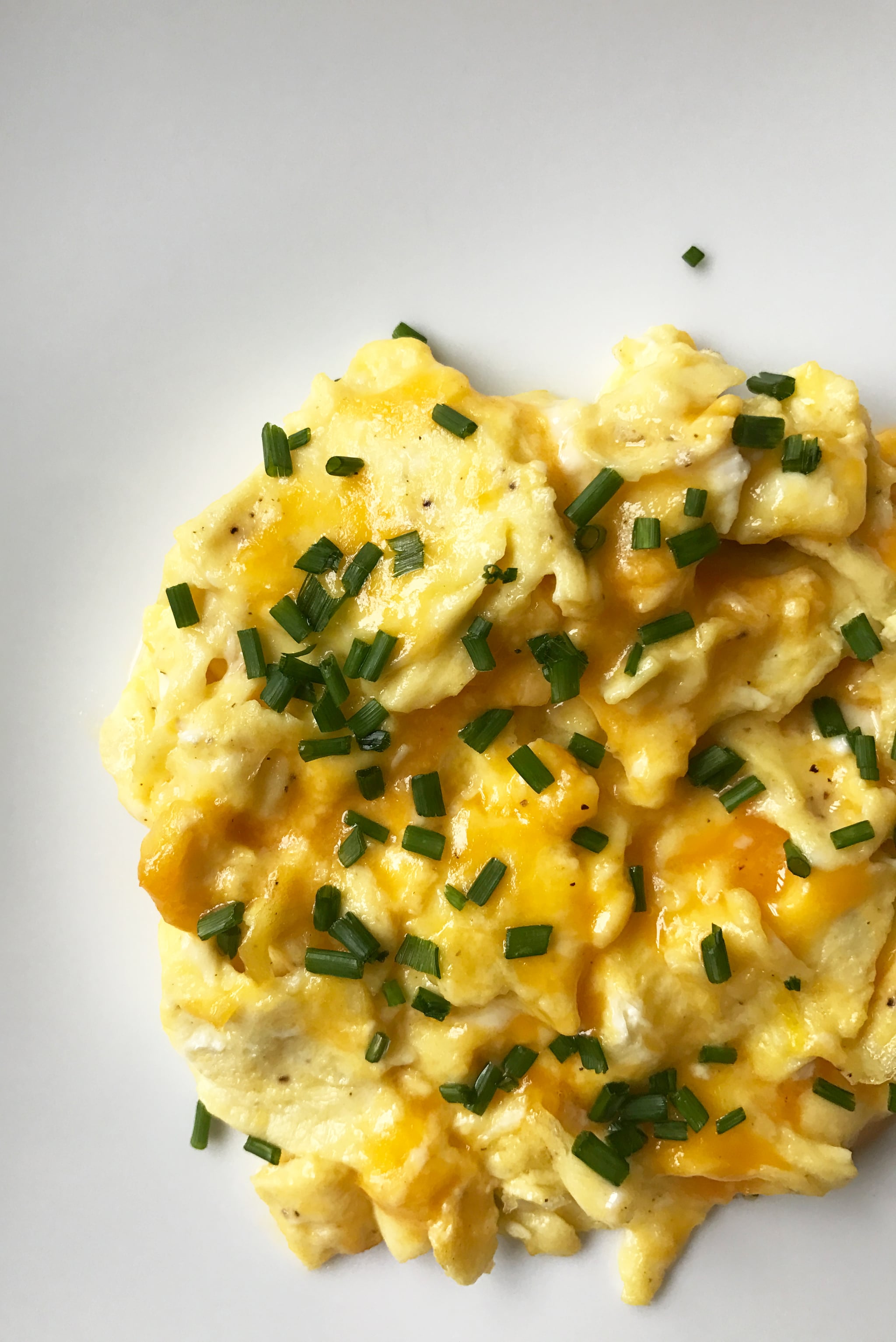 How To Make Cheesy Scrambled Eggs Popsugar Food