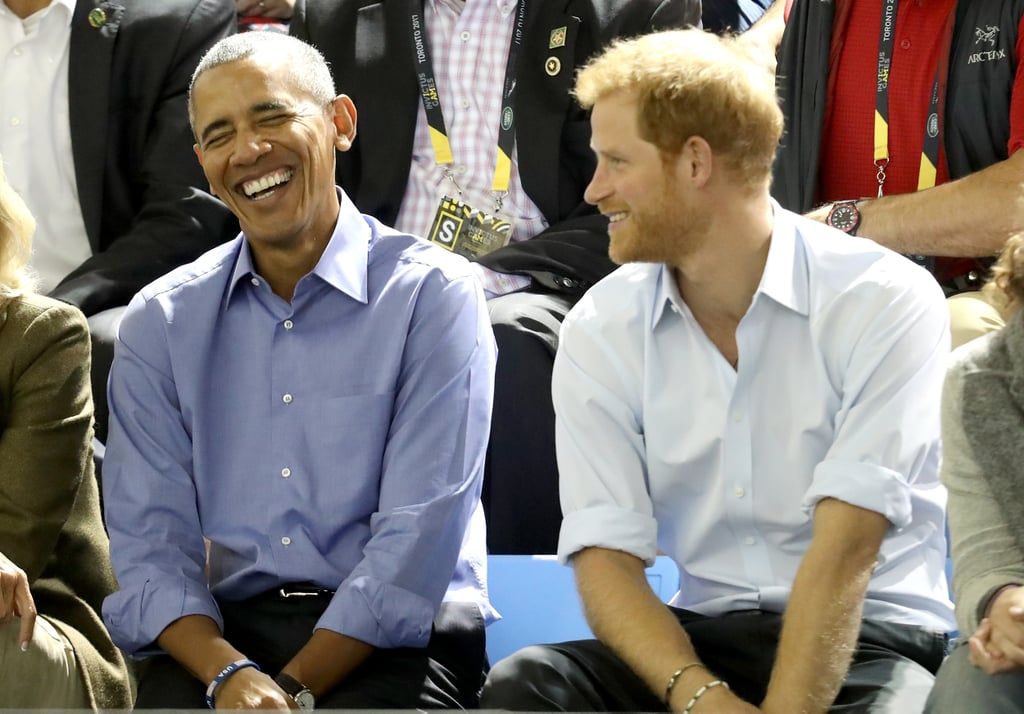 Prince Harry and Barack Obama Pictures