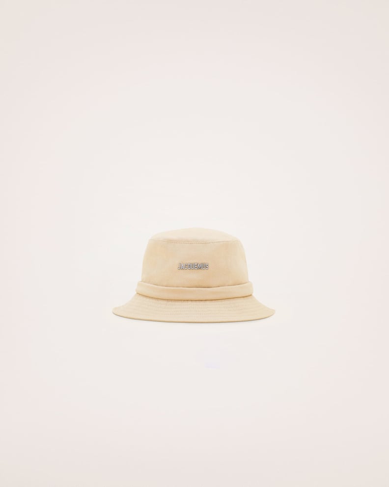 Jacquemus Le Bob Gadjo Canvas Bucket Hat in Beige