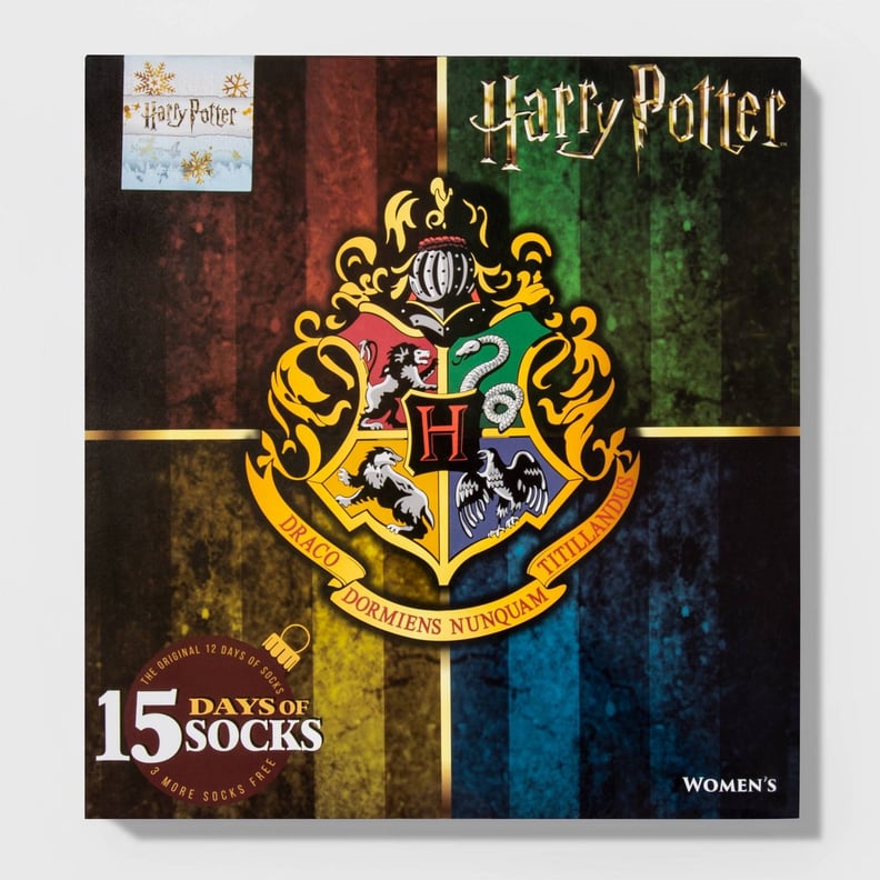 Target's Second Harry Potter Sock Advent Calendar Shows Off the Hogwarts Crest