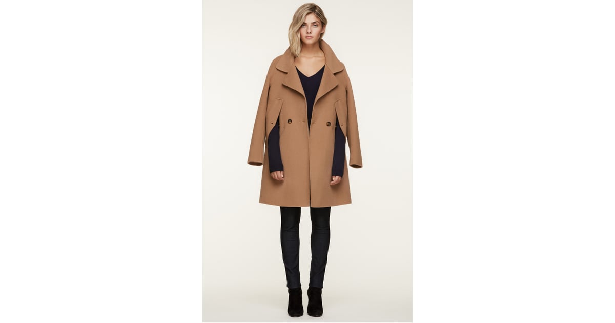 Double face cape on sale coat