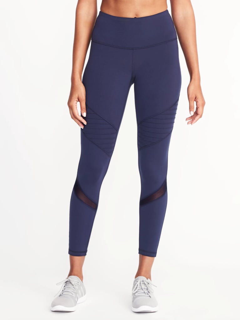 Old Navy High-Rise 7/8-Length Moto Leggings