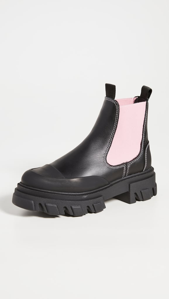 For the Rain: GANNI Low Chelsea Boots