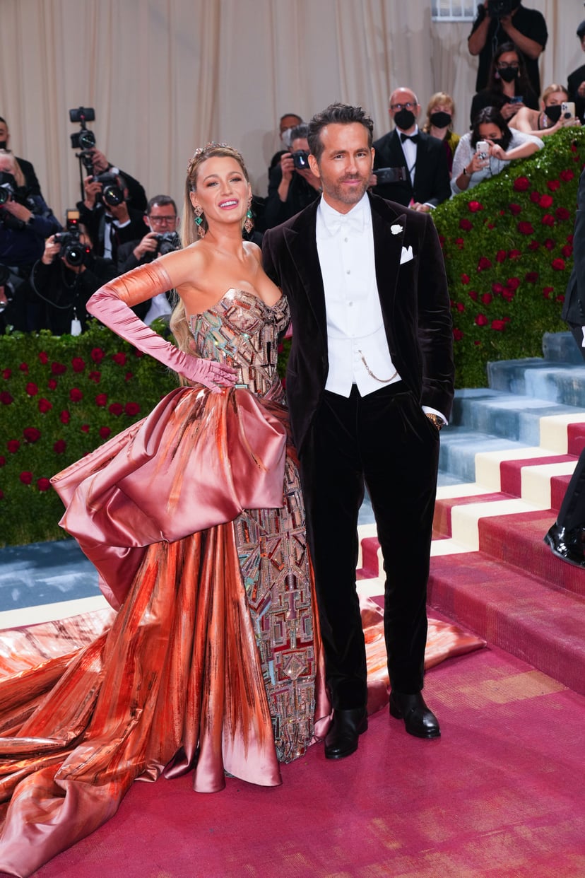 NEW YORK, NEW YORK - MAY 02: Blake Lively and Ryan Reynolds attend The 2022 Met Gala Celebrating 