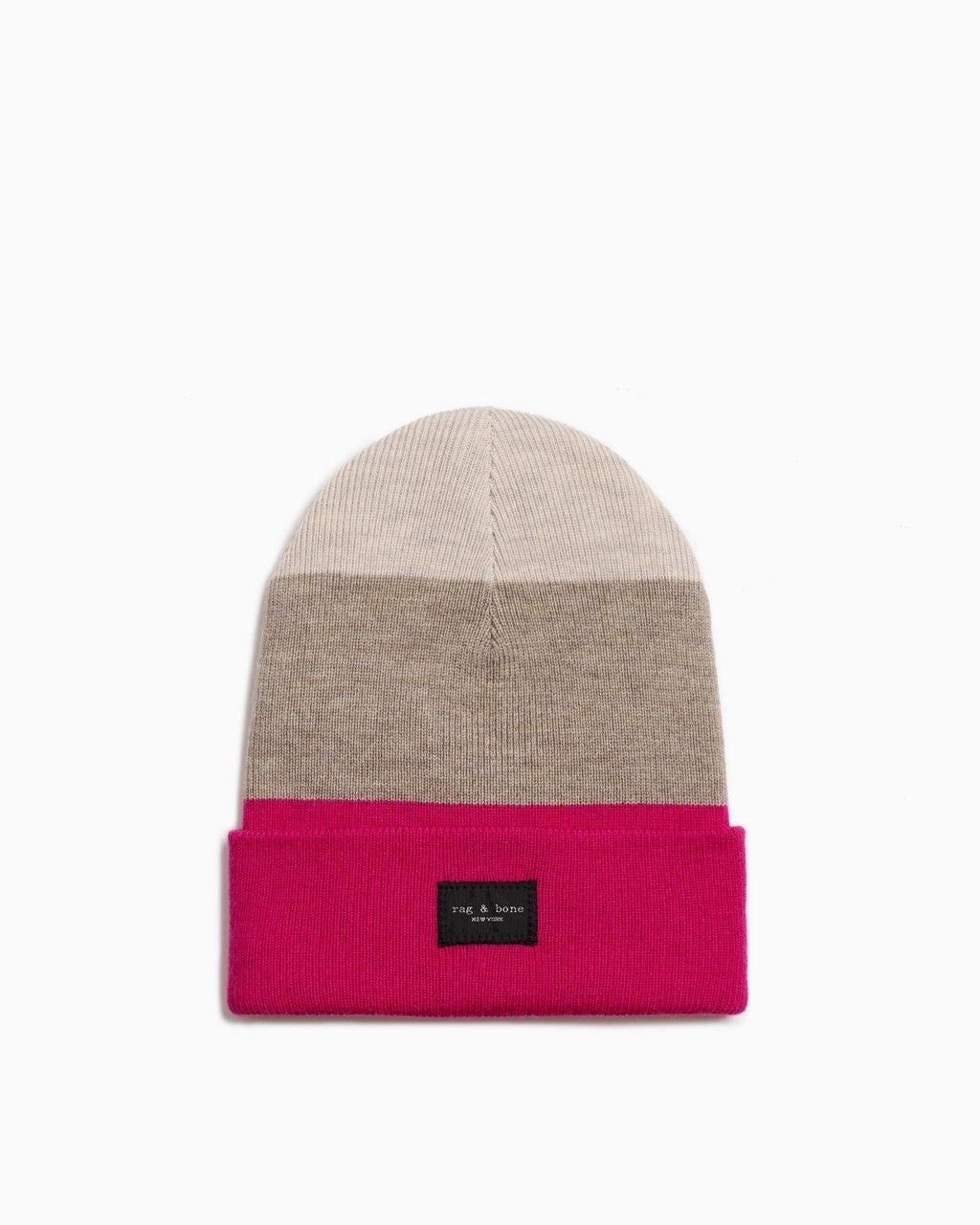 Čepice Rag Bone Addison Striped Beanie