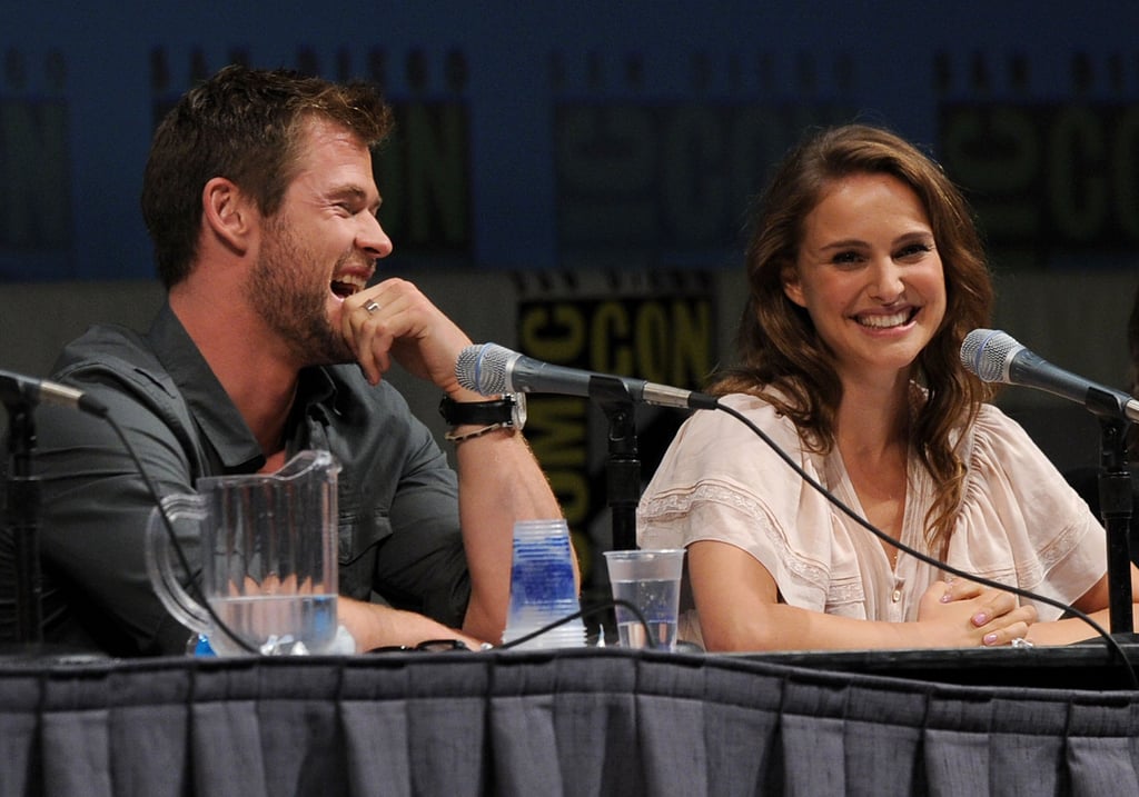 Chris Hemsworth and Natalie Portman Friendship Pictures