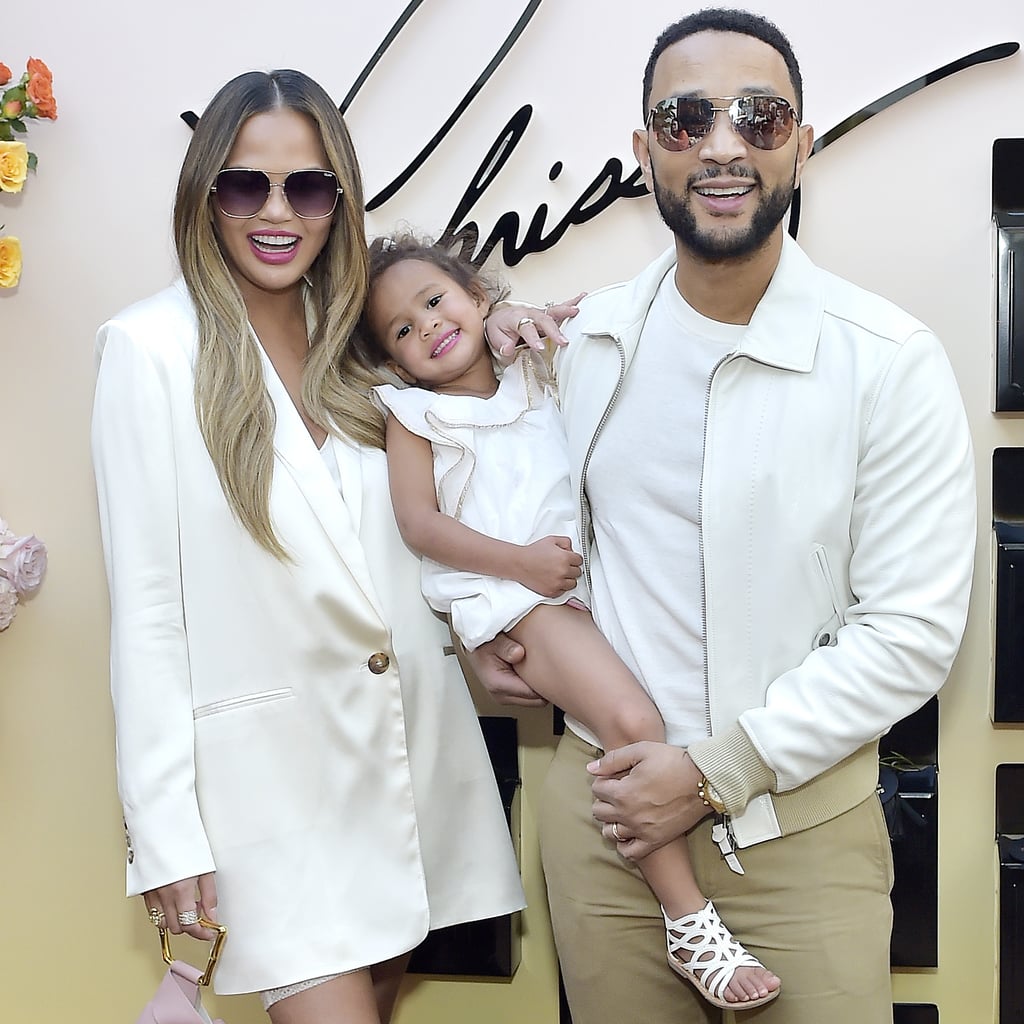 Chrissy Teigen And John Legend Throw Stuffed Animal Wedding Popsugar Family