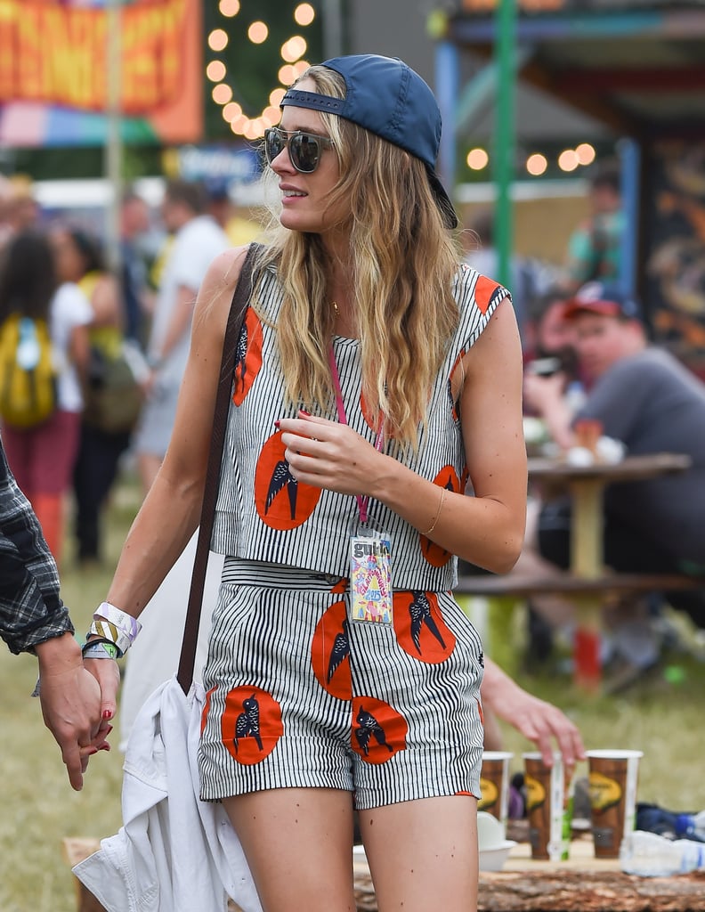 Cressida Bonas, 2015 | British Celebrity Style at Glastonbury Festival ...