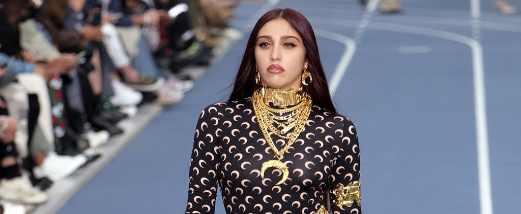 Lourdes Leon in a Marine Serre Catsuit on the Runway