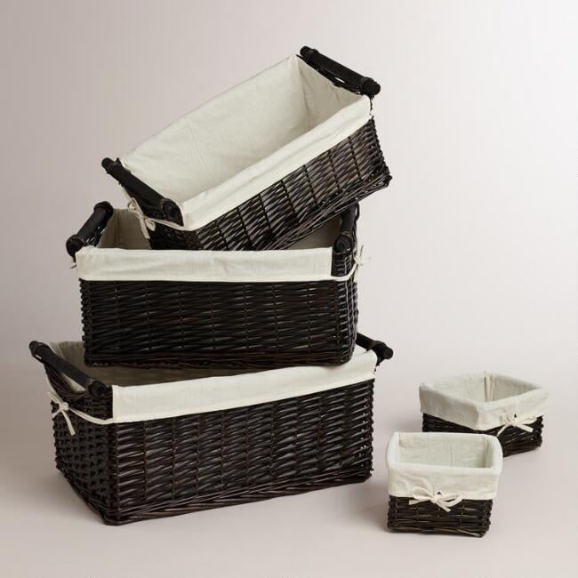 Espresso Isabella Baskets