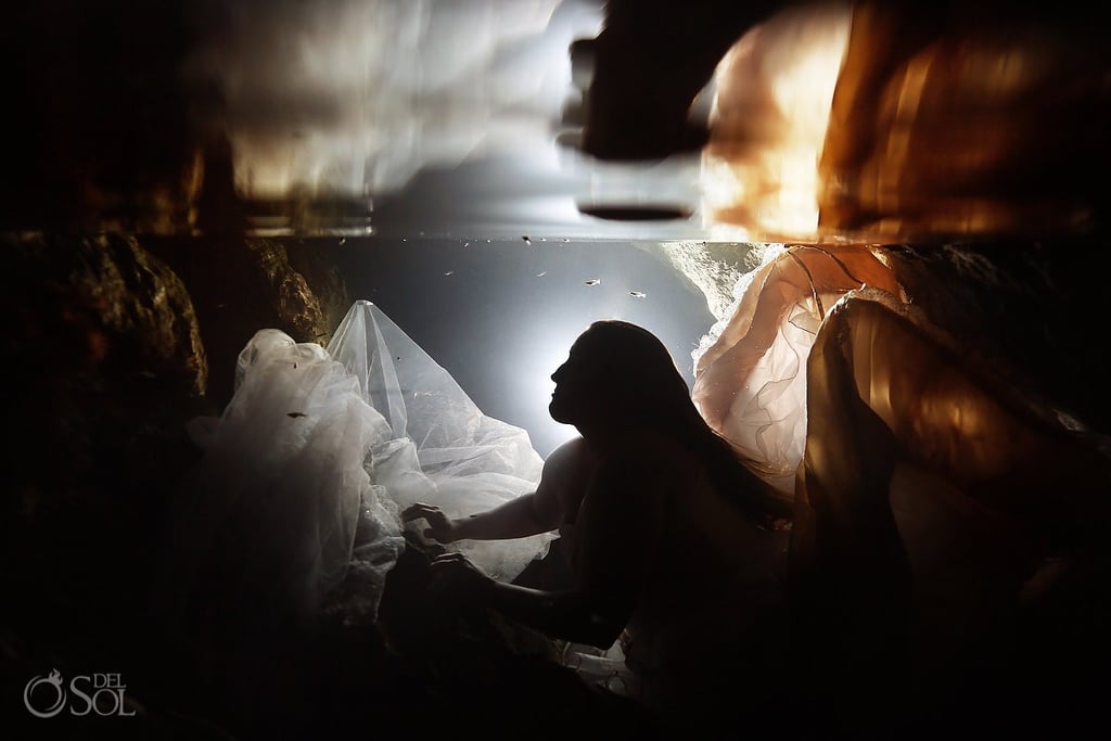 Healing Underwater Trash the Dress Photos